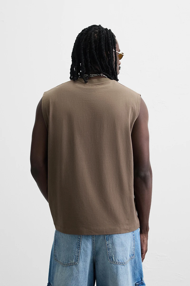 RELAXED FIT TANK T-SHIRT