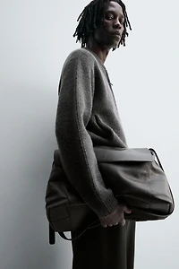 BLOUSON BOMBER EN MAILLE