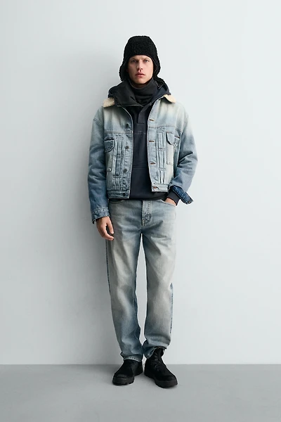 PLEATED DENIM JACKET X SR_A