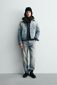 PLEATED DENIM JACKET X SR_A