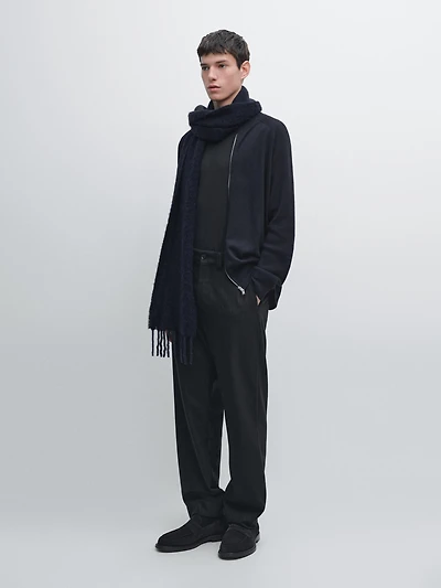 Pantalon en flanelle à rayures doubles