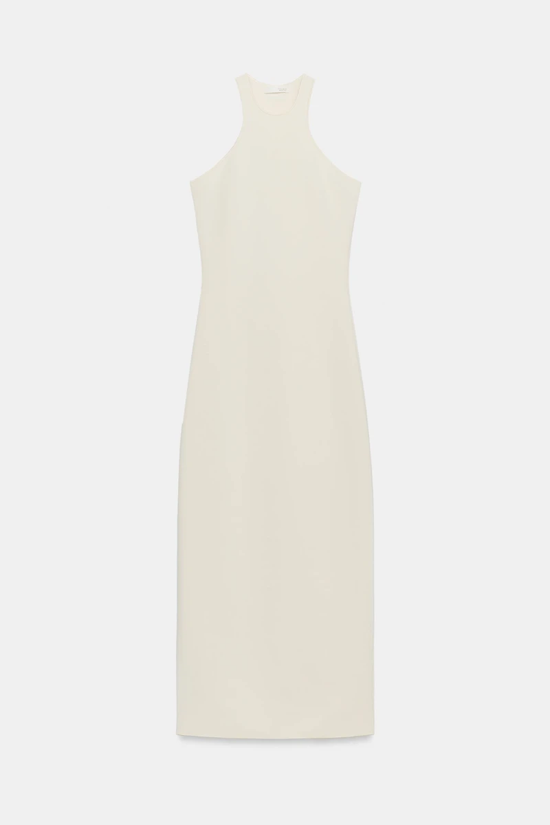 STRETCH HALTER DRESS