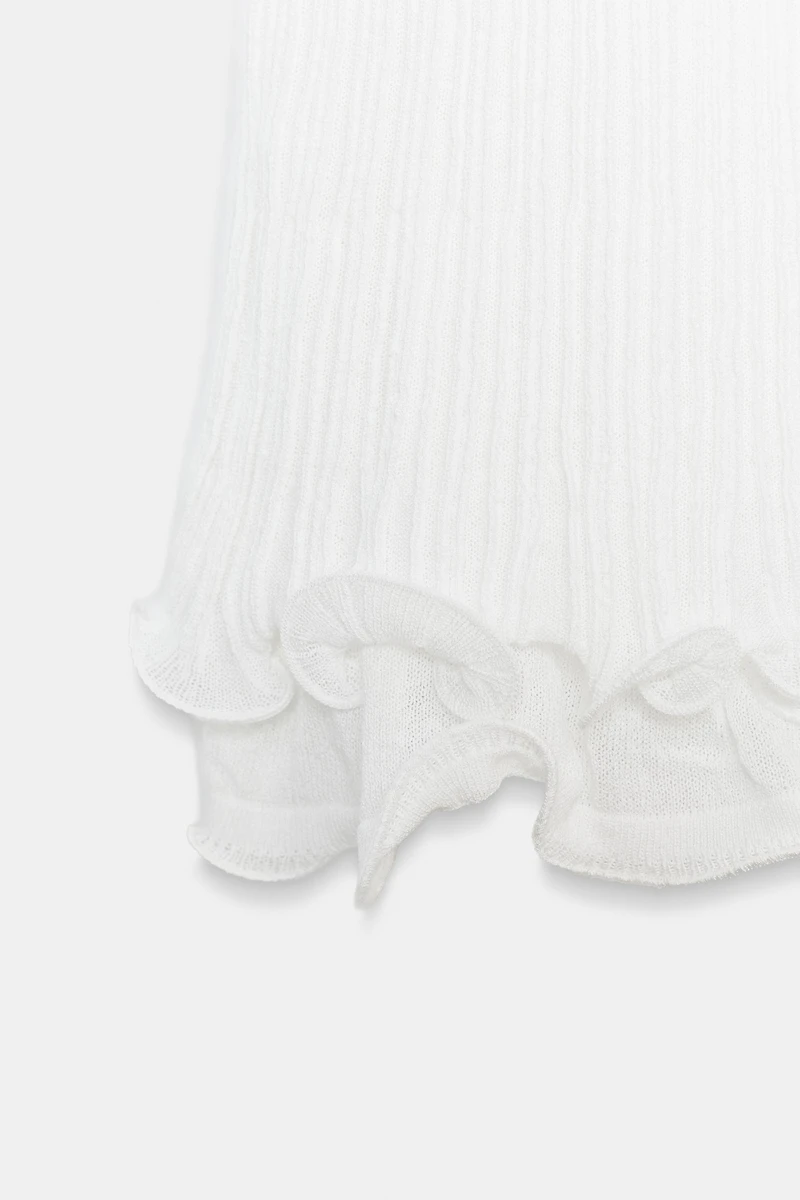 DOUBLE LAYER KNIT TOP