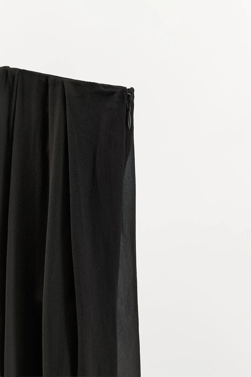 STRAPLESS MIDI DRESS