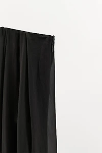 STRAPLESS MIDI DRESS