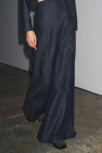 ZW COLLECTION WIDE LEG ULTRA HIGH-WAISTED JEANS