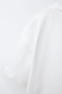 T-SHIRT CŒURS POPELINE