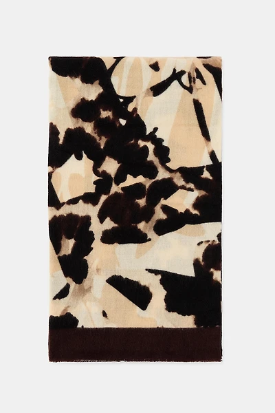 FOULARD IMPRIMÉ EFFILOCHÉ