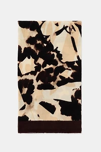 FOULARD IMPRIMÉ EFFILOCHÉ