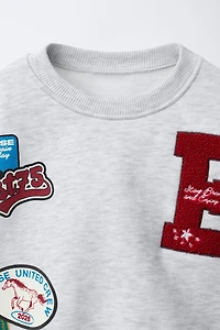 PATCH SWEATSHIRT