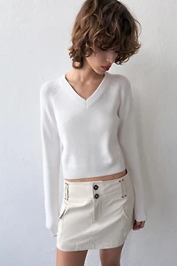 JUPE-PANTALON À POCHES