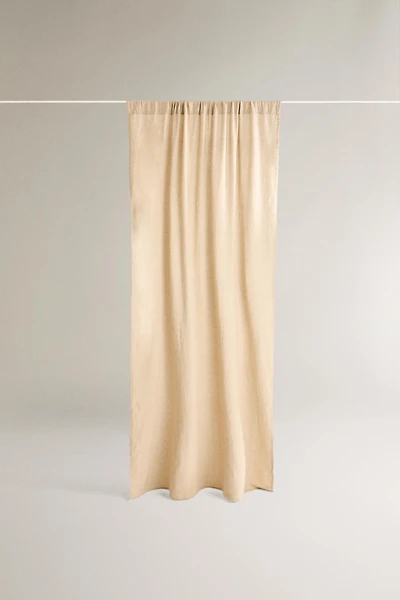 RIDEAU LIN DÉLAVÉ OPACITÉ MOYENNE