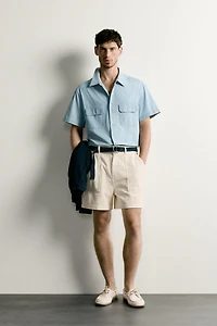 CHAMBRAY POCKET SHIRT