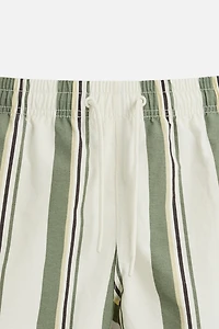 STRIPED MID-LENGTH SWIMSUIT