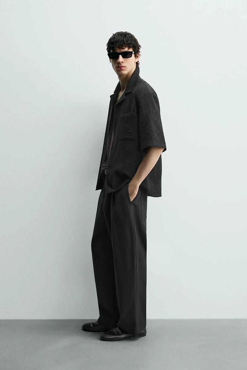 RELAXED FIT JACQUARD SHIRT