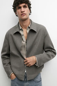 100% wool structured jacket