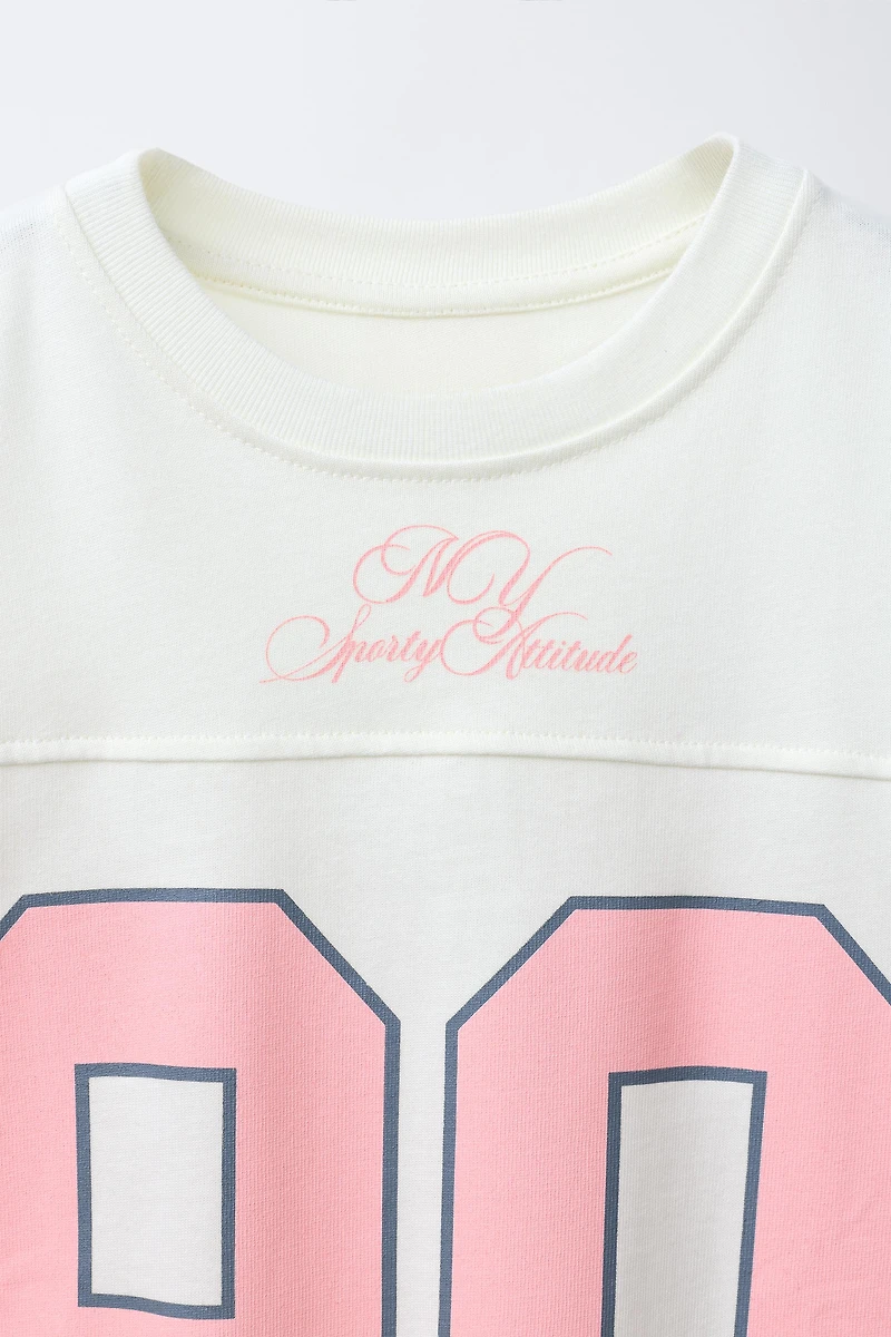 T-SHIRT IMPRIMÉ NUMÉRO