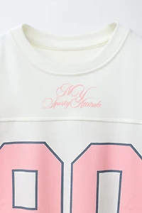 T-SHIRT IMPRIMÉ NUMÉRO