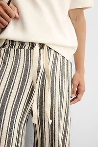 JACQUARD STRIPED PANTS