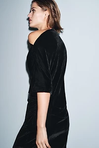 ZW COLLECTION VELVET DRESS