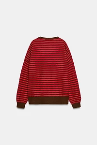 100% WOOL STRIPED JUMPER