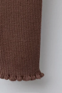 KNIT BOW LEGGINGS