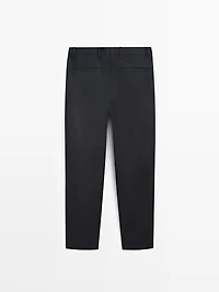 Linen suit trousers