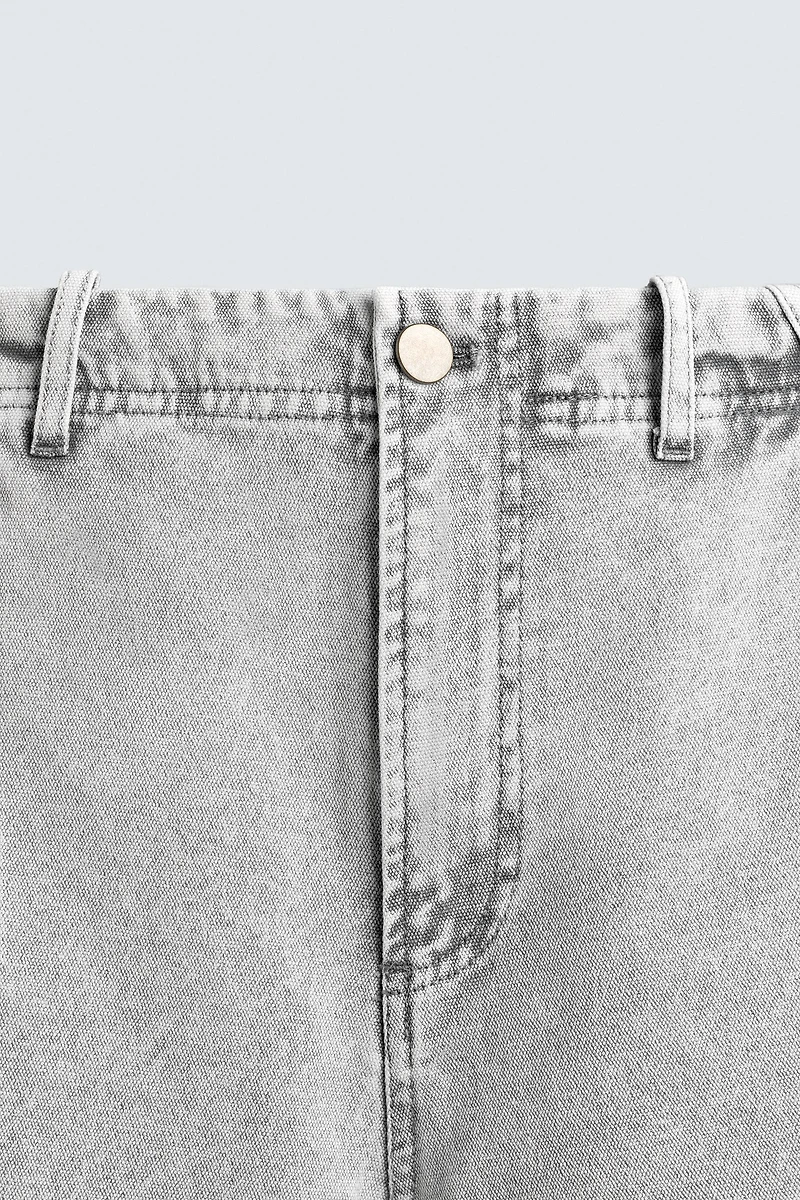 WASHED PARACHUTE CARGO PANTS