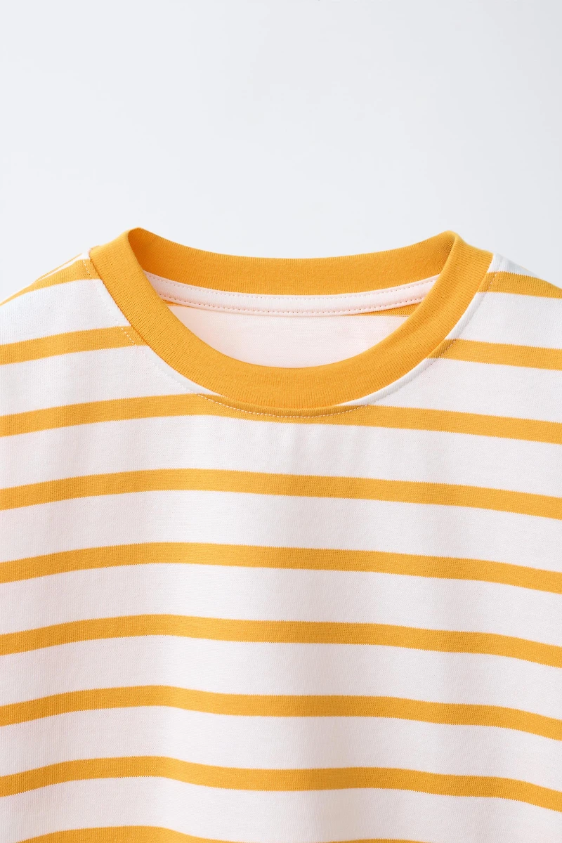 HEAVY WEIGHT STRIPED T-SHIRT