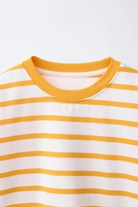 HEAVY WEIGHT STRIPED T-SHIRT