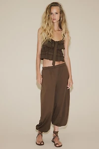 PLUSH BALLOON PANTS