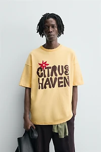 TEXT PRINT SWEATSHIRT