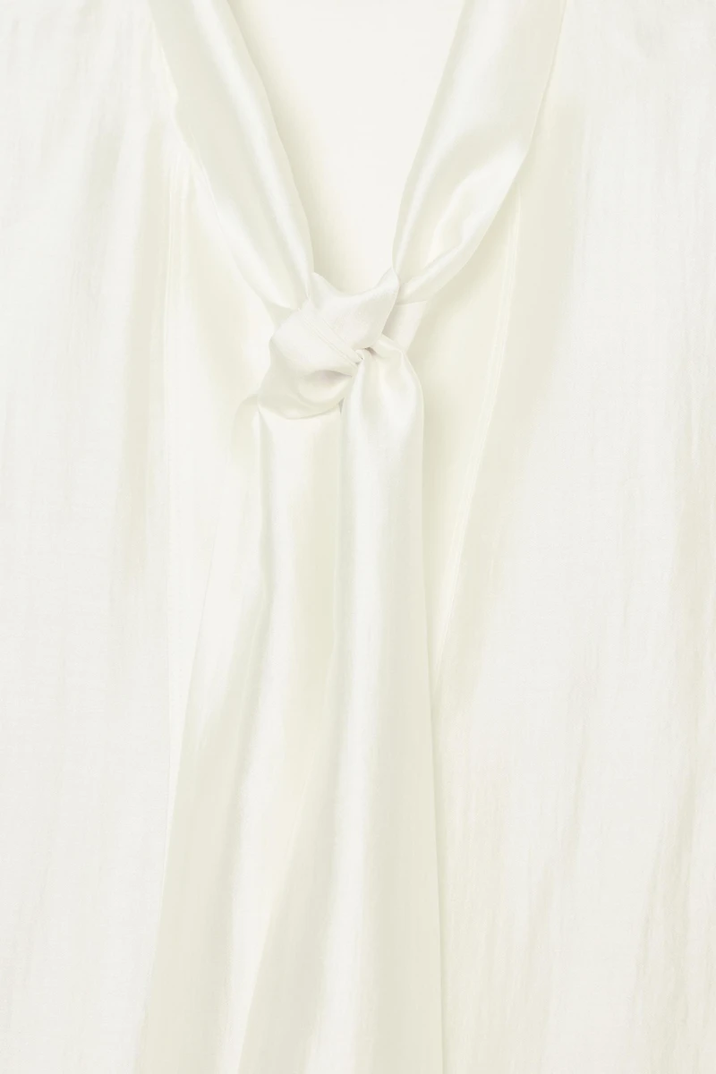 CHEMISE SATINÉE À NŒUDS ZW COLLECTION
