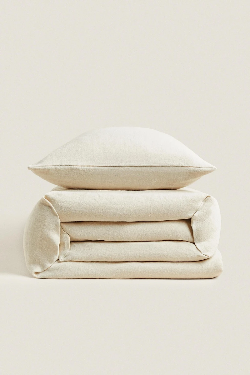COUVRE-LIT LIN DÉLAVÉ (400 G/M²)