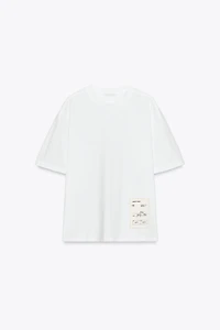 T-SHIRT REGULAR FIT ÉTIQUETTE