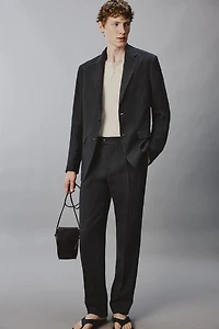 PANTALON REGULAR FIT DE COSTUME 100% LIN