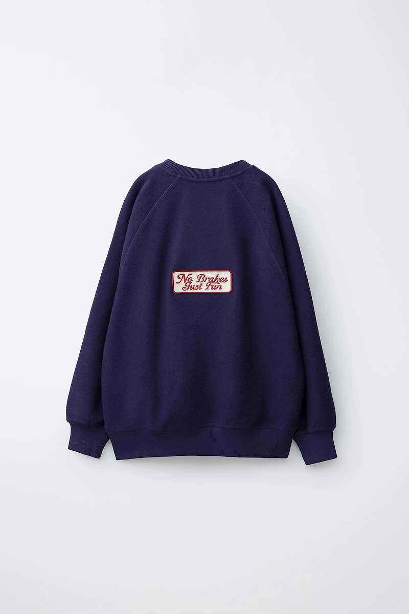 TEXT KNIT JUMPER