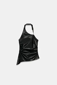 TOP HALTER AVEC BOUCLE