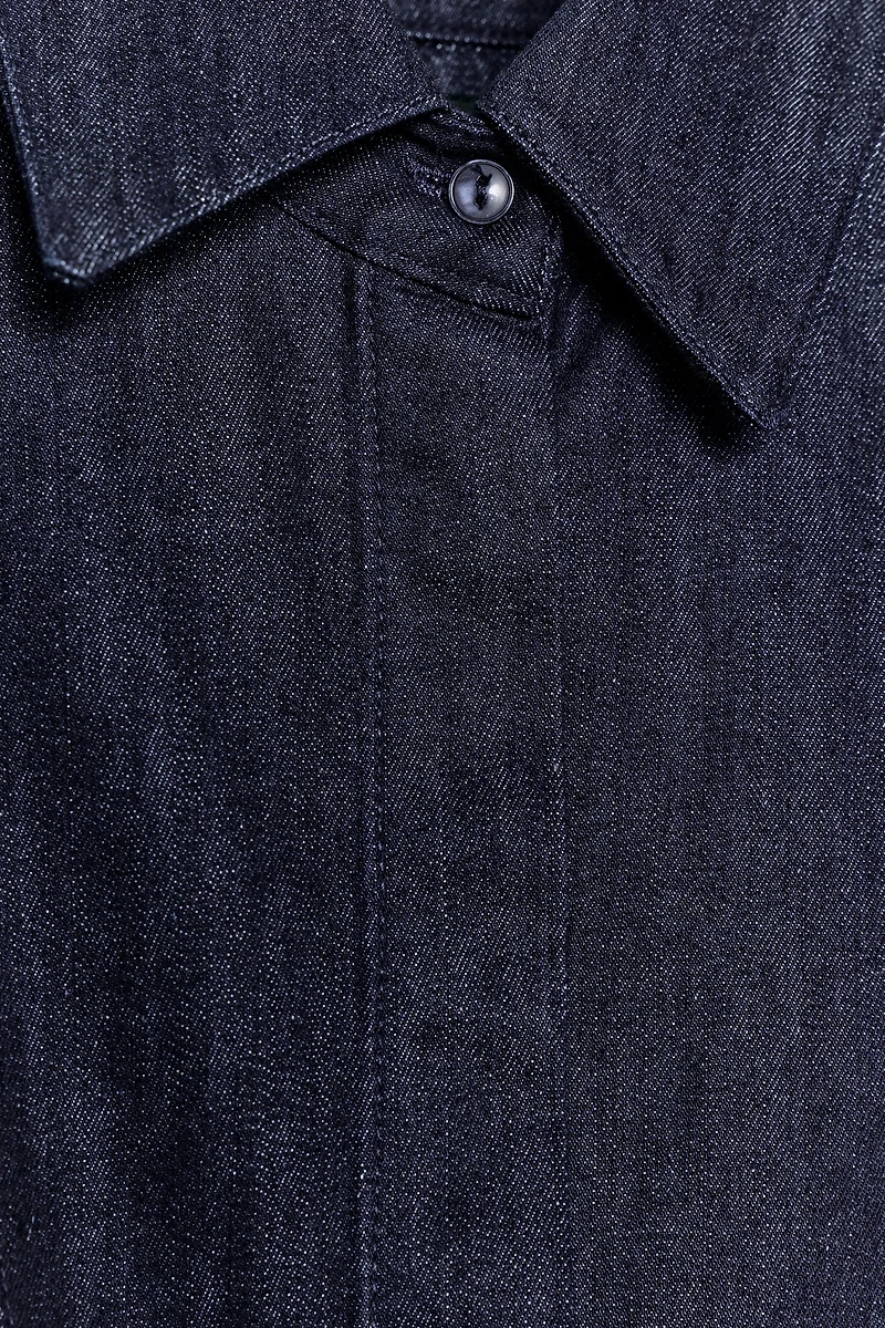 ZW COLLECTION PEPLUM DENIM SHIRT