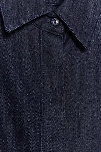 ZW COLLECTION PEPLUM DENIM SHIRT