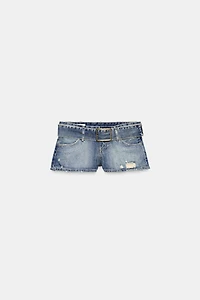 SHORT EN DENIM TRF AVEC CEINTURE