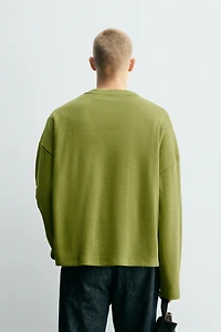 COTTON - LINEN SWEATSHIRT