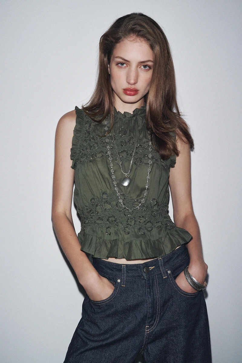 BEADED TOP ZW COLLECTION