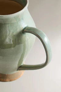 GREENISH CERAMIC VASE