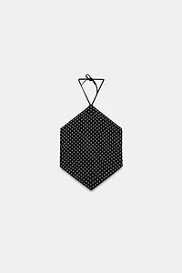 STUDDED HALTER TOP