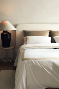 COTTON DUVET COVER WITH BORDER