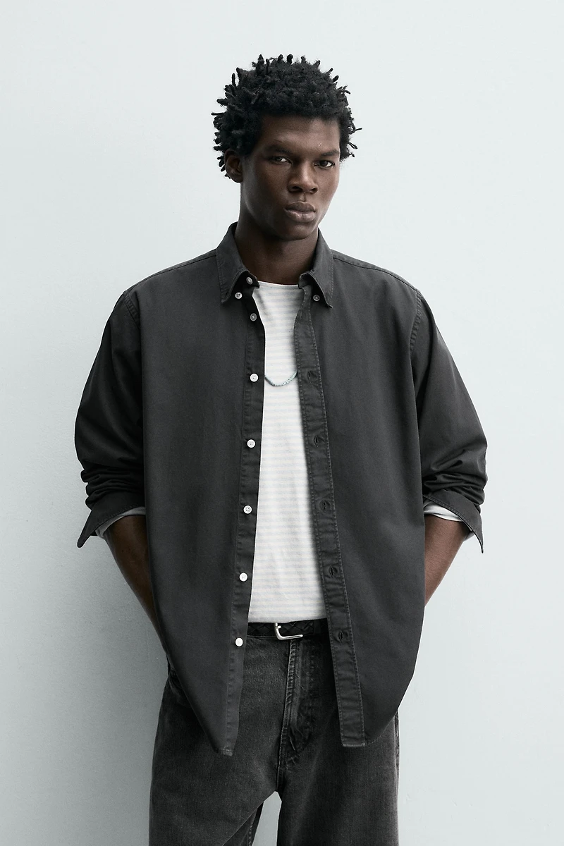 REGULAR FIT COTTON SHIRT