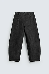 BARREL FIT DENIM CHINO PANTS