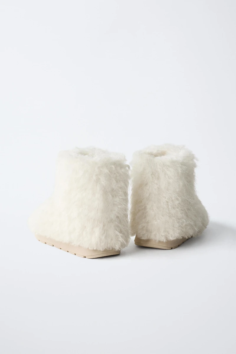FAUX FUR SNOW BOOTS