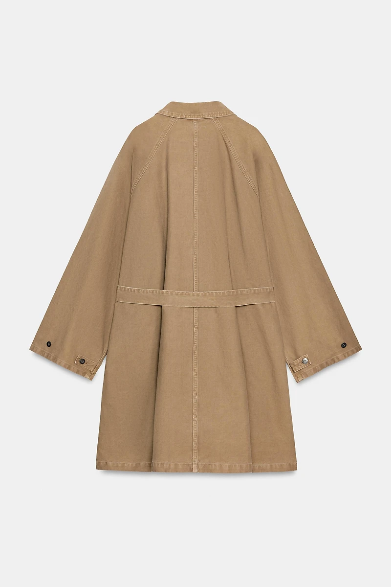 OVERSIZED LONG TRENCH COAT